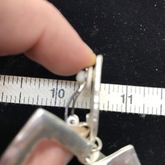 Vintage Temptation Fashion Jewlery Silver Tone Statement Clip-on Earrings