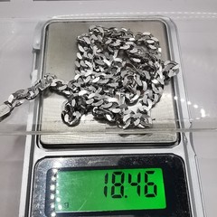 Vintage Beautiful Jewelry Chain Necklece,925 Sterling Silver,Signed , 18,46g