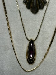 Gold Jewelry Lot Trifari Napier Estate 90s Career Statement Necklaces Bracelets