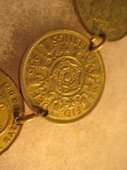 Vintage East Africa, Kenya, Uganda, 1942 coin jewelry bracelet