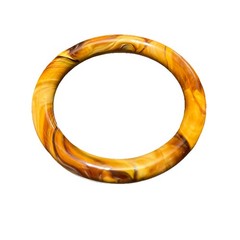 Vintage Chocolate Milk Glass Bangle Bracelet Marbled Caramel Brown 20cm or 7.8”