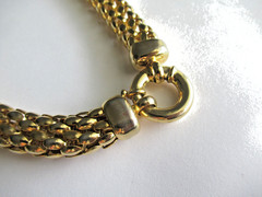 Vintage 1980’s gold plate Collar Necklace