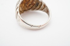 Vintage Sterling Silver 925 Ring Size 6.75 Textured K7