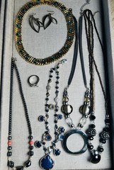 Vtg. Estate Jewelry 83 Pieces Mixed Lot Necklaces Earrings Pins Pendants More