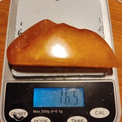 NATURAL OLD ANTIQUE BALTIC AMBER stone 16.5 gr