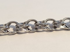 Vintage Sterling Silver, 0.925, Bracelet, 8″ long