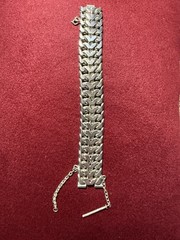 BRACELET – VINTAGE – STERLING SILVER 950 – MEN – WOMEN – 158.76 GRAMS- LINK