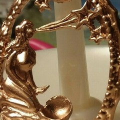 MaryBee Jewelry: 2 1/4″ Gold Tone Fantasy Goddess Pendant 03-08-2021