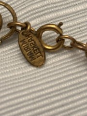 Miriam Haskell Vintage Heavy Gold Tone Rope 36 In Necklace