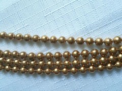 Vintage Gold Tone Chain Necklace 15.5 Inches. 4 Strands. As Pictured -VM111