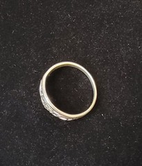 925 Sterling Silver Vintage Ornate Ring Size 9.75 Filigree Lace