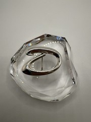 Vintage Sterling Silver “D” Or “O” Brooch 4.5cm