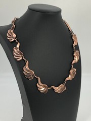 Vintage Renoir Copper Necklace Adjustable Length Mid-Century Mod 1950s Modernist