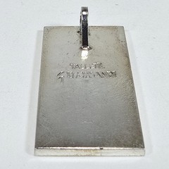 OSWALDO TALLER GUAYASAMIN .900 (90%) Silver Hieroglyphic Ancient Symbols Pendant