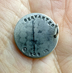 KCB Pendant Charm Sterling Cervantes “Believe There Are No Limits But The Sky”