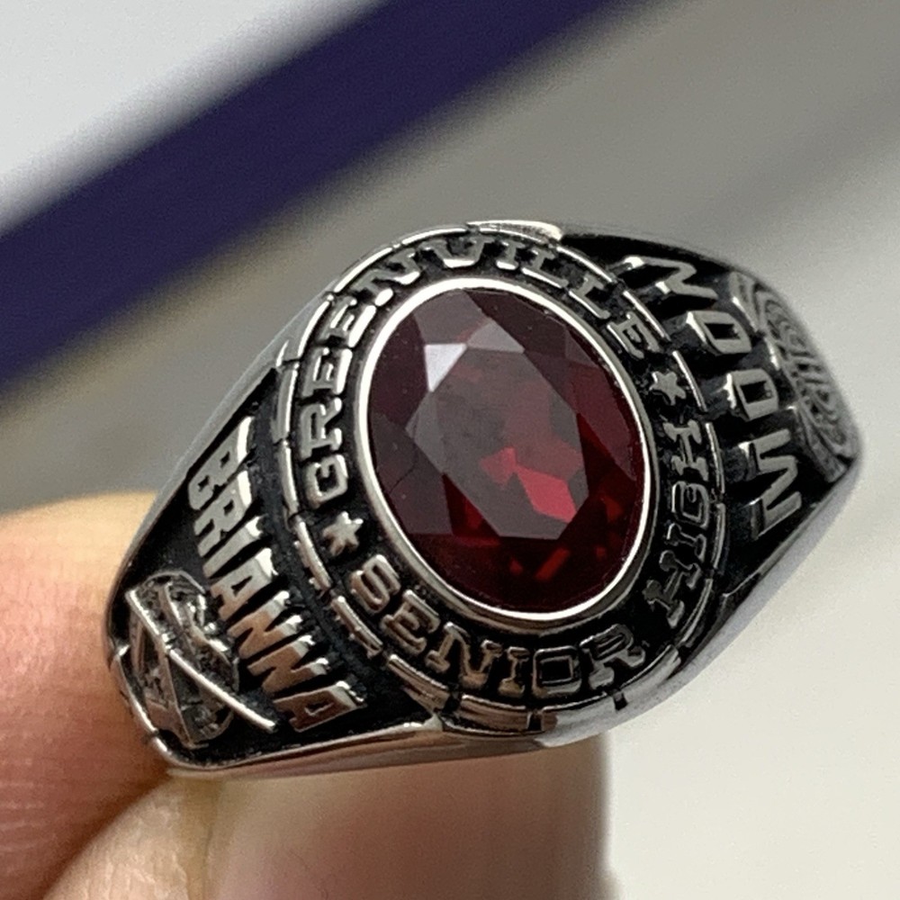 Ladies Greenville SC Senior High School Class Ring ~ Sz 6 3/4
