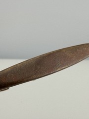 Vintage Copper Open Cuff Bracelet Rustic Patina Heavy Size 7.25