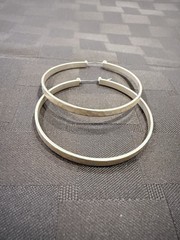 Vintage Gold Tone Large Hoop Earrings MultiPack – Lot of 3 Pairs
