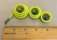 Vintage Signed Vendome Brooch AB Watermelon Rivoli Mod Pop Chartreuse 4.5″ READ