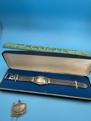 Vintage 1974 Outstanding Young Women of America Bracelet & Pendant Set w/ Box