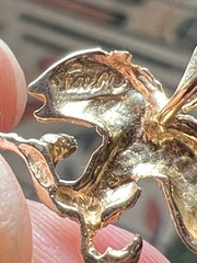 Vintage 14K Yellow Gold Pisces Fish Zodiac or Astrology Charm by Michael Anthony