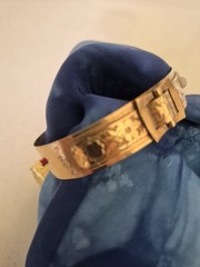 Antique goldfield english bracelet buckle
