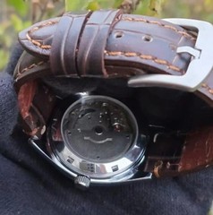 Vintage Citizen Automatic Men Transparent Back 21 Jewels Refurbished Wrist Watch
