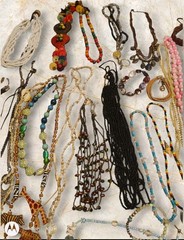 55 Pc Mixed Costume Jewelry Lot Necklaces Bracelets Signed Trifari AE Gwen Boho