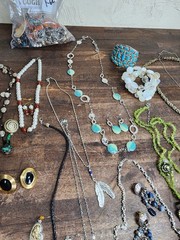 Vintage to now Costume jewelry Lot Mixed Jewelry Lot Pendants Earings Necklaces