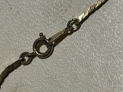 Vintage Avon 14k Gold Filled Triangle Link Bracelet