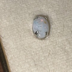 Vintage B.David GENUINE STONE 12kt Gold Filled 14kt PostEarrings