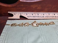 Vintage Noah’s Ark Costume Jewelry Set Brooch, Bracelet, Earrings (post), Nice