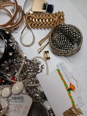 5Lbs Wearable Vintage Jewelry Huge lot Costume And More Unsearched Tangled