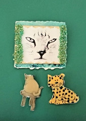 Handmade Cat Brooches (103 – 2389, 125 – 1839, 160 – 2381)