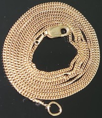 VTG 14K GOLD FILLED 1MM CURB CHAIN 28″ NECKLACE