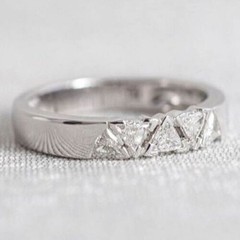 White Diamond 1.50 Ct Art Deco Vintage Wedding Ring 925 Sterling Silver