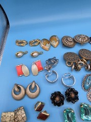 Vintage Clip-on And Screw Back Earrings **READ DESCRIPTION**