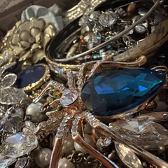 Vintage to Now Jewelry Lot, ALL WEARABLE Untested. No Broken. Box A2