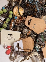 Bulk Mixed Jewelry Lot – Wearable, Craft, Resell, Junk – Vintage to Modern