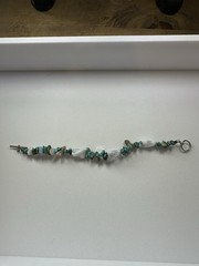 Natural Stone Bracelet. Multiple Stone Types Including Turquoise Size 6.5”