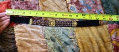 Antique Victorian Fancy Gold-Filled Amethyst Velvet Choker Necklace or Bracelet