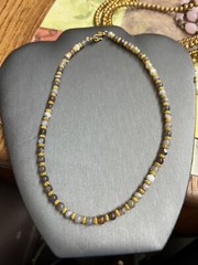 Metropolitan Museum Of Art Hellenistic Banded Agate Necklace Jewelry Beaded Gold