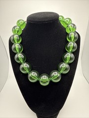 Vintage Liz Claiborne Adjustable Glass Beaded Necklace