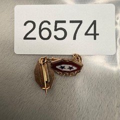 Vintage US Marines Pin Sweetheart Brooch Enamel