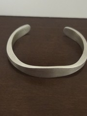 Vintage Speidel Cuff Bracelet ID Identity Engravable Brushed Silver Tone