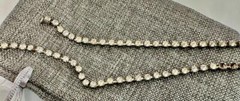 Vikki Carr Pair Of Bracelets Rhinestone Silver Certificate Of Authenticity