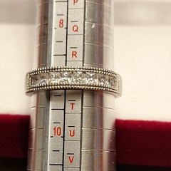 Vintage Designer Sterling Silver & Cubic Zirconia Ring – Size 9 / 2.79 g NP#548