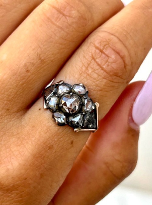 Victorian 0.24ctRosecut Diamond Wonderful Engagament Ring
