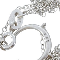 Vintage Sterling Silver 925 Crescent Moon Necklace 18”