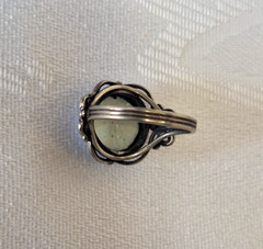 Vintage Soviet Era Rostov Finift Floral Enamel Ring Size: 6